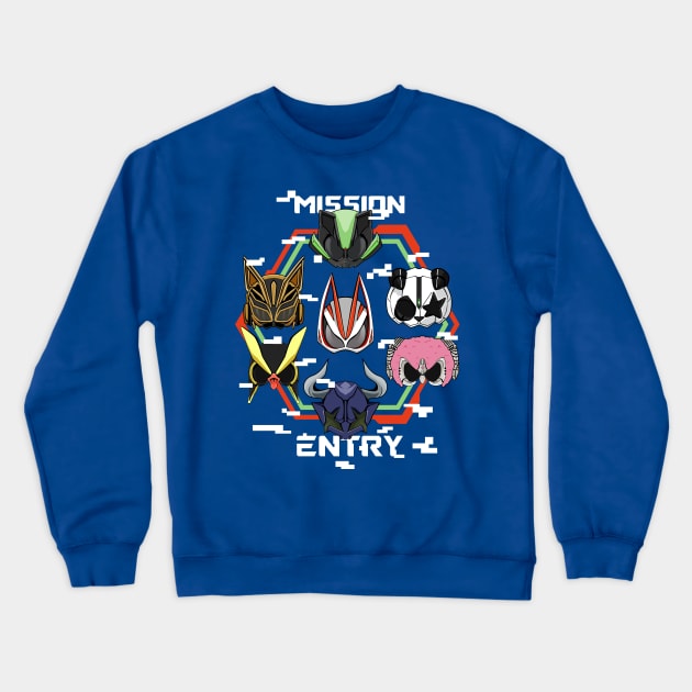 Kamen Rider Geats Entry Crewneck Sweatshirt by titansshirt